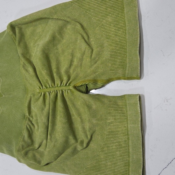 Green Ribbed Two-Piece Set Sz M NEW WITHOUT TAG - Picture 4 of 11